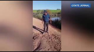 Candiotenses reclamam de buraqueira nas estradas