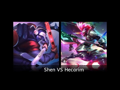 League of Legends - Shen vs Hecarim - Full Gameplay