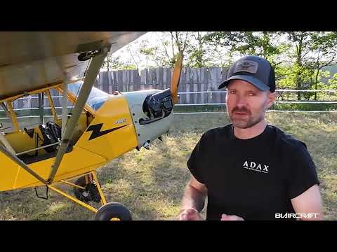 Flying a 1946 airplane from home to work.