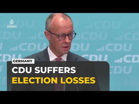 Germany's CDU suffers state election losses as Merz calls results a ‘disaster’