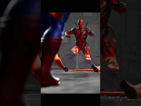 It's not DC Superman it's MCU DON'T worry My body is regenerate Deadpool VS Superman mk1#deadpool