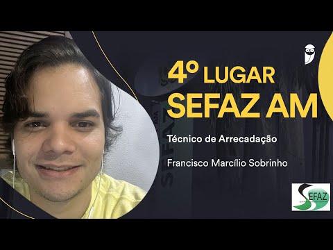 INTERVIEW: Francisco Marcílio Sobrinho - Approved at SEFAZ AM for Collection Technician.
