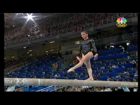 Catalina Ponor (ROM) Gold Medal EF BB Athens Olympics Games 2004 (HD)