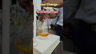 Titration l Sodium Carbonate vs HCl by Methyl Orange indicator #experiment #youtubeshorts #ytshorts