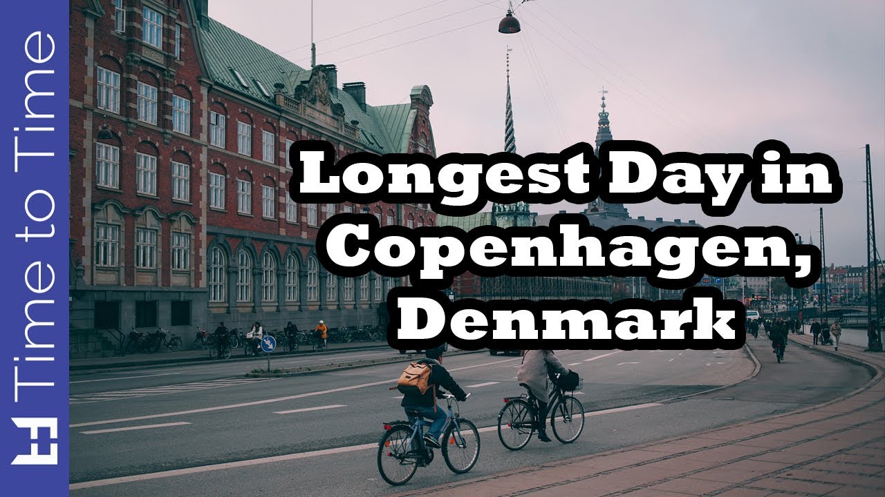 Longest Day/Night in Copenhagen, Denmark (21 June, 21 December) #shorts