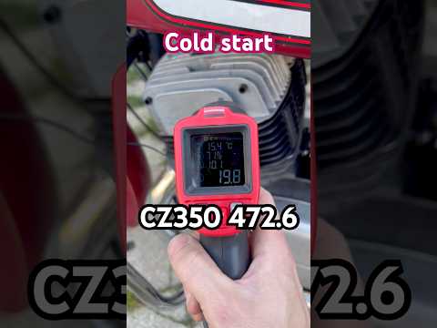 He’s About to Start It… 😳 Cold Morning with CZ 350 🇺🇸 | #SlowRideWorldwide #2Stroke #JawaSound