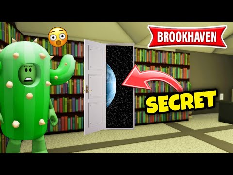 CACTUS DÉCOUVRE LA PORTE SECRÈTE DE LA BIBLIOTHÈQUE !! ROBLOX - BROOKHAVEN RP