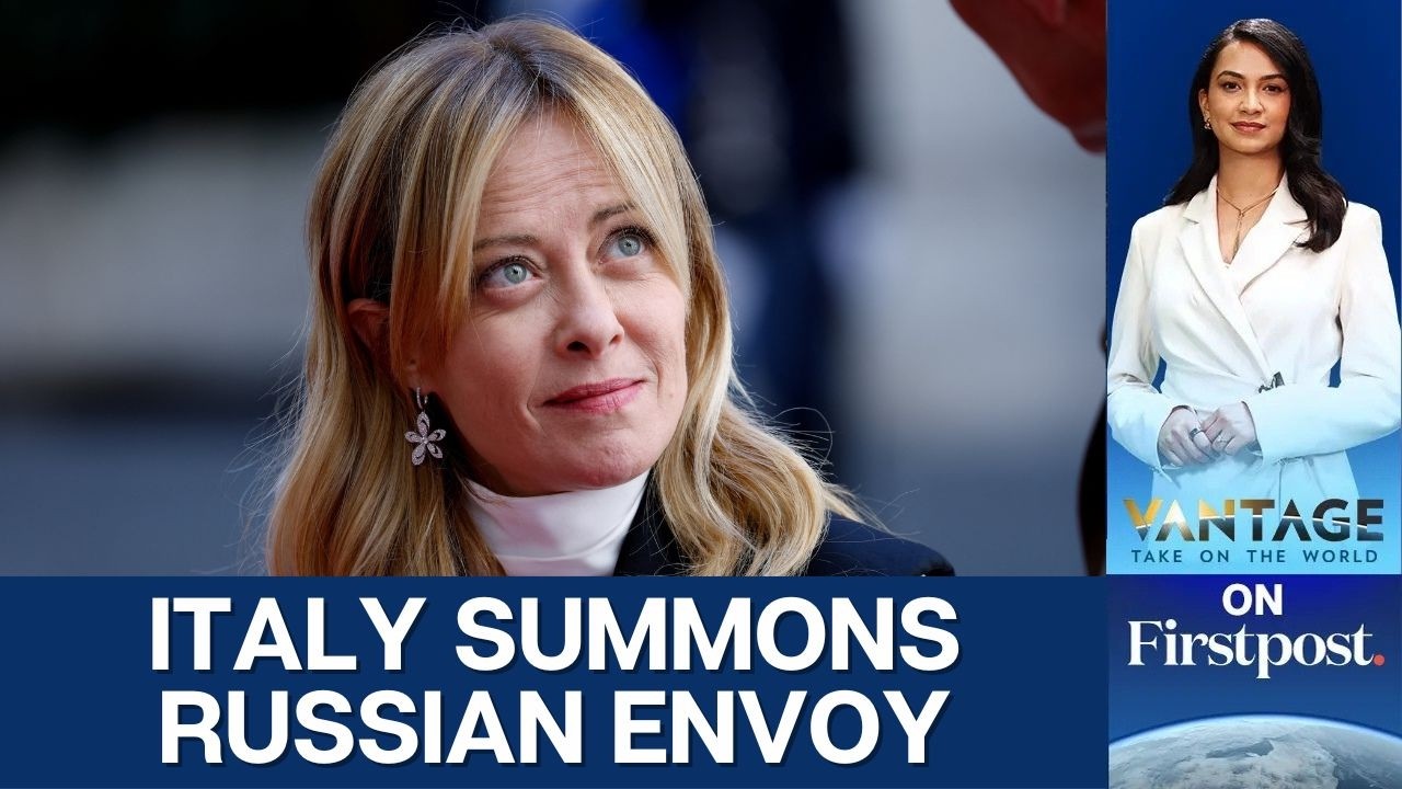 Rome Summons Russian Ambassador Over TV Host's Insults to PM Meloni | Vantage on Firstpost | 4K