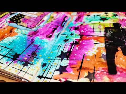 Creating Magic with Dylusions Inks | Peaceful Art Journaling to Inspire You