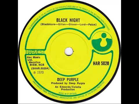 UK New Entry 1970 (152) Deep Purple - Black Night