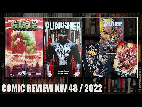 Comic Review KW 48 / 2022: Hulk 1, Punisher 1, Chronik der Barbaren 1, Der Joker 3, The Scumbag 2