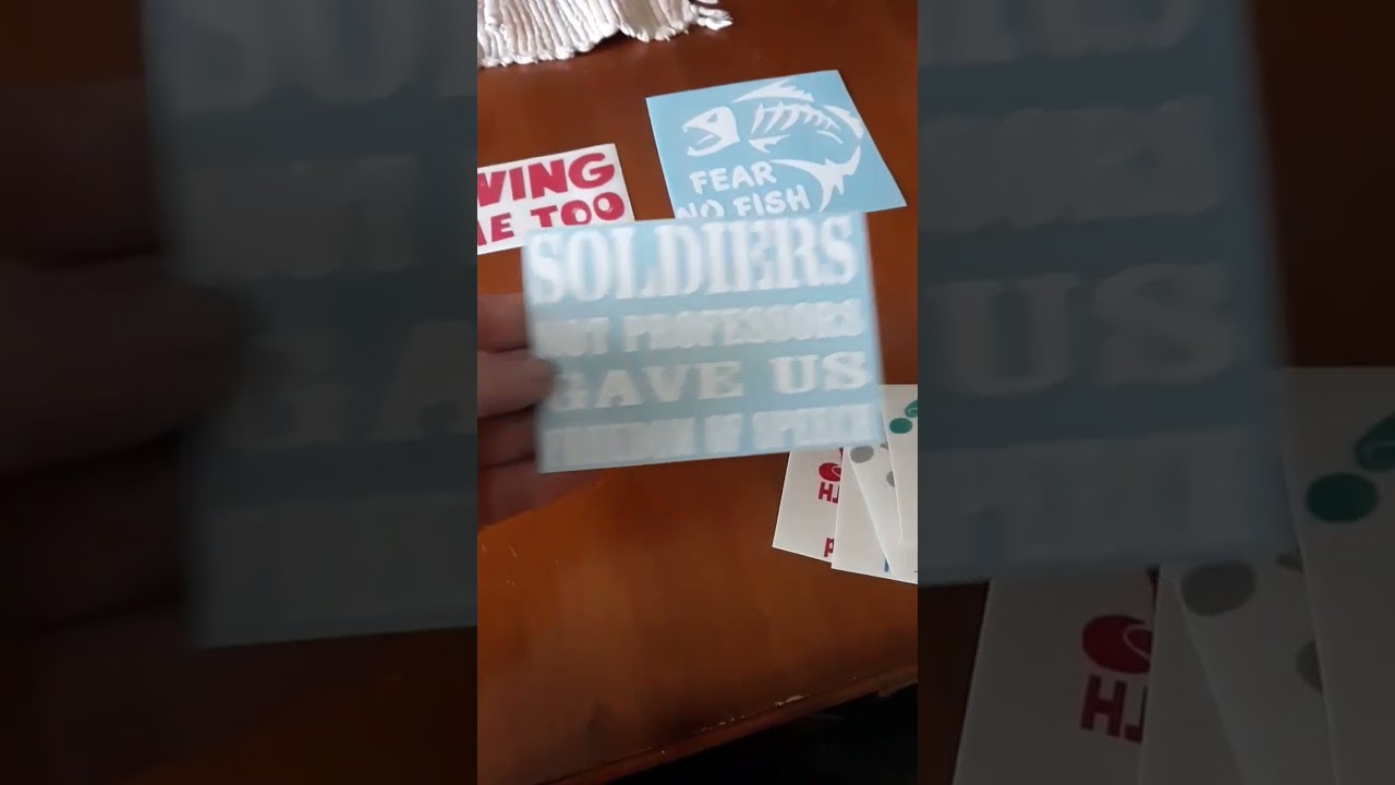 Decals  Have Arived! Veteran  Owned Company, We Love Are Veterans on this Channel Proudly!