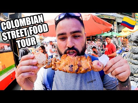 American Tries Colombian Food in Medellin, Colombia 🇨🇴