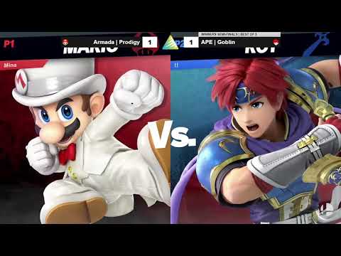 Super Ascension Ultimate Winners Semi-Finals - Armada|Prodigy (Mario) vs APE|Goblin (Roy)