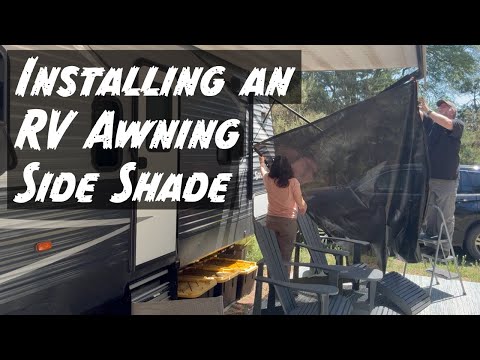 Cheap RV Shade Upgrade: Dulepax Awning Side Screen Install Made Easy