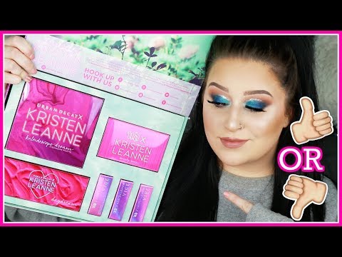 URBAN DECAY X KRISTEN LEANNE COLLAB COLLECTION REVIEW + FIRST IMPRESSIONS!! Video