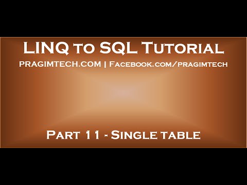 Part 11 Single table inheritance in linq to sql