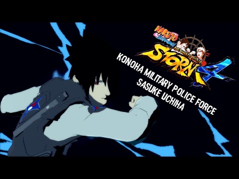 Naruto Shippuden Ultimate Ninja Storm 4 - Konoha Military Police Force Sasuke Mod
