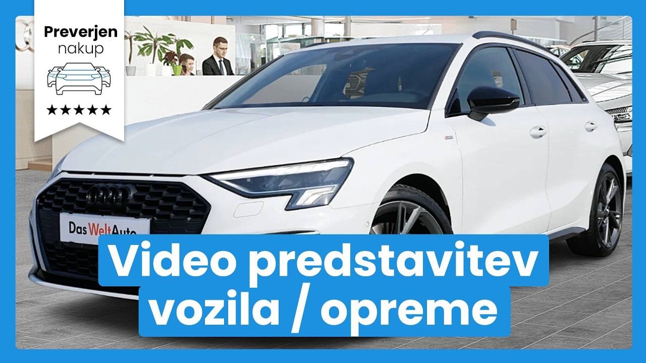 Audi A3 Sportback 35 TFSI S line - SLOVENSKO VOZILO