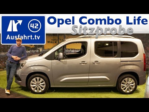 2018 Opel Combo Life - Sitzprobe, erster Eindruck, Weltpremiere