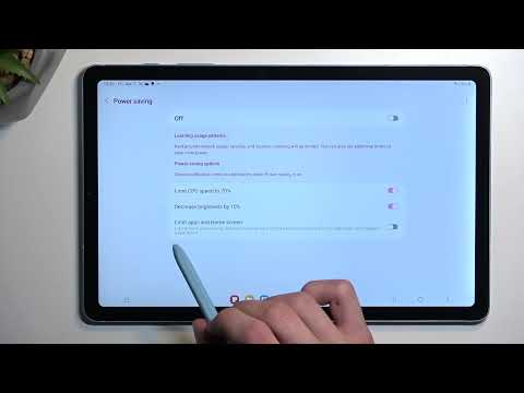 How to Enable Power Saving Mode in SAMSUNG Tab S6 Lite 2022 - Save Battery