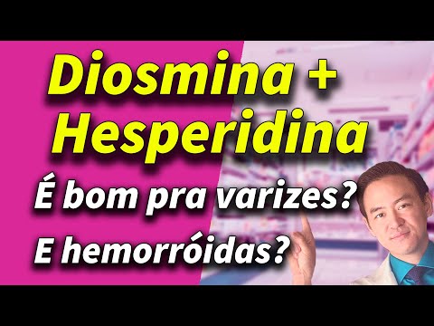 Vídeo: Diosmina 900mg + Hesperidina 100mg: uso