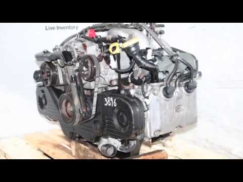 IMPREZA RS 02-05 SUBARU USED EJ203 SOHC REPLACEMENT NA LONG BLOCK MOTOR FOR SALE: video still