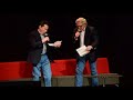 Frank Welker and Peter Cullen performing a scene together - Liverpool Comic Con 2020