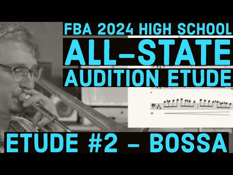 2024 FBA All-State High School Jazz Band Audition Etude #2 - “Bossa”
