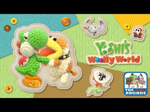 Yoshi's Woolly World - Yarn Yoshi Takes Shape! (Wii U Gameplay, Playthrough) Video