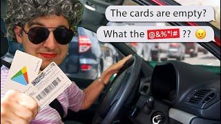 Giving Scammers Empty Gift Cards