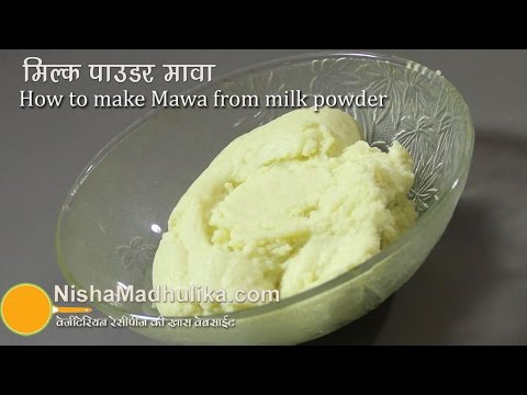 How to make mawa from milk powder - instant khoya using milk...