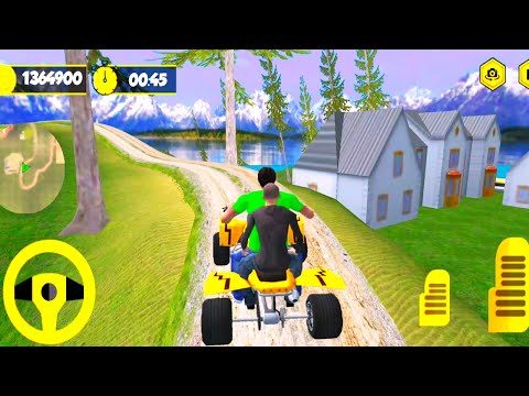 Mountain ATV Bike Taxi Racing Game - Bike Taxi Games - Android Gameplay