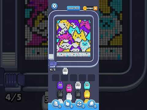 Pixel Flow Level 421 Walkthrough