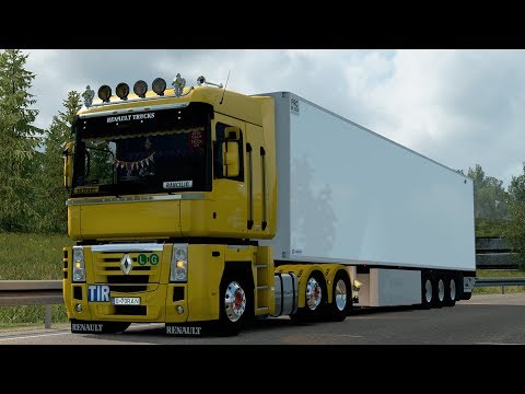 [ETS2] Euro Truck Simulator 2 1.32 - Renault Magnum - Trailer Lamberet - Promods 2.31