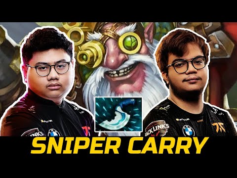 RAVEN VS ARMEL - SNIPER CARRY VS EMBER SPIRIT DOTA 2