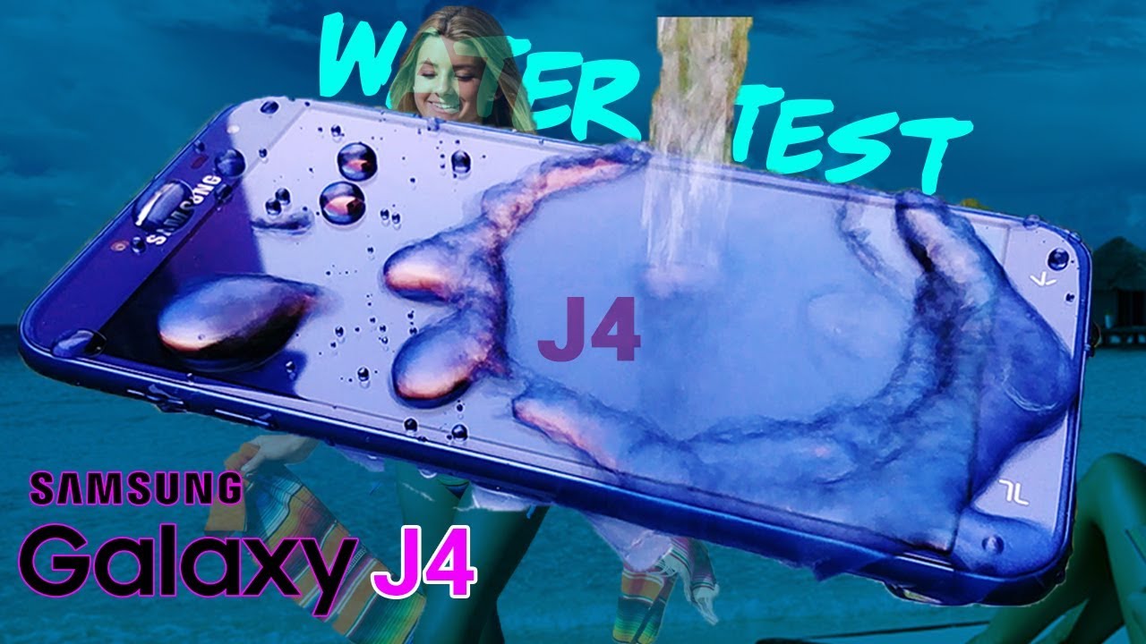 Samsung Galaxy J4 Water Test☔ -  Surprising Waterproof Results👌🏼