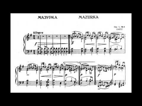 Anatoly Lyadov - 6 Morceaux, Op. 3