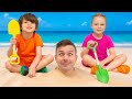 Colored Beach With MAGIC SAND Vania Mania Kids Adventures Collection