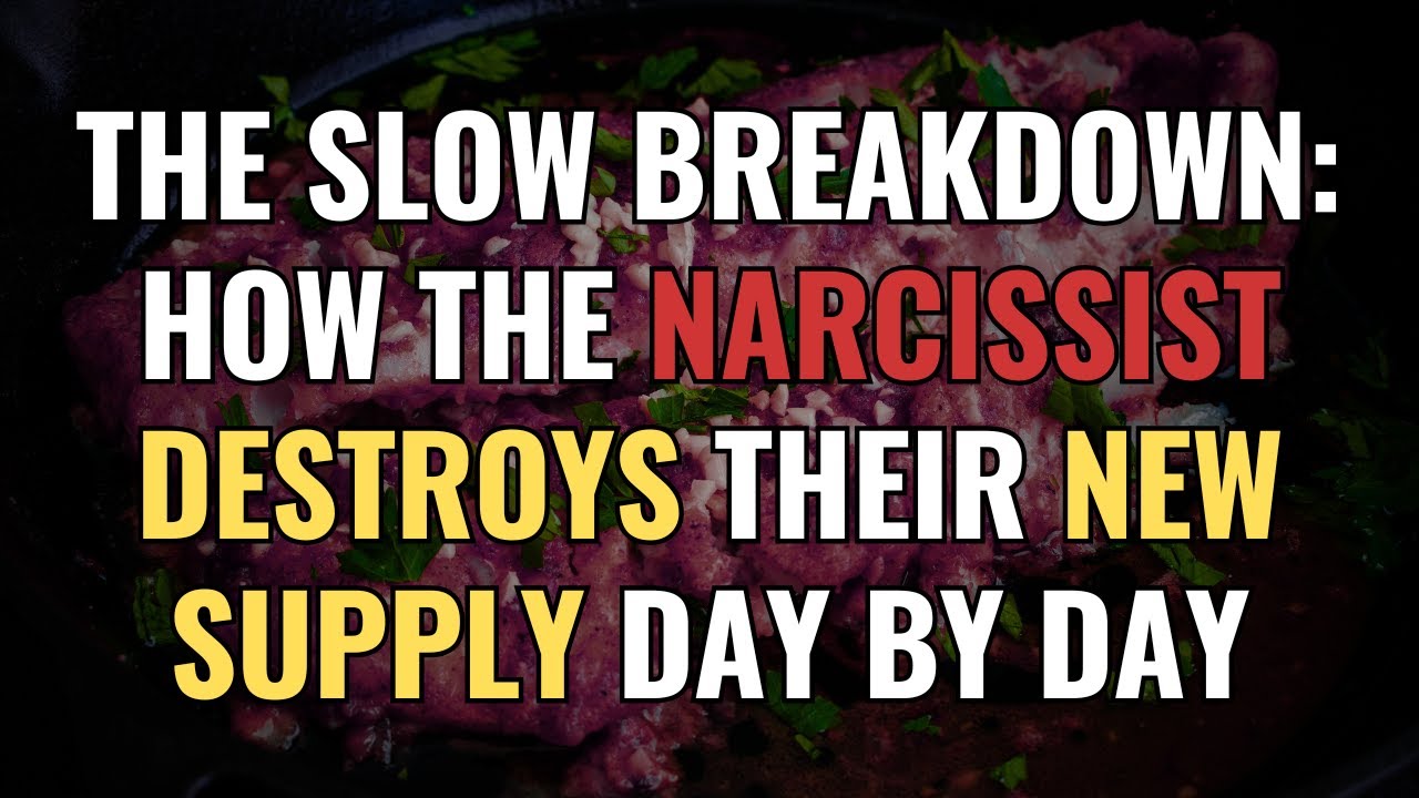The Slow Breakdown: How the Narcissist Destroys Their New Supply Day by Day | NPD | Narcissism