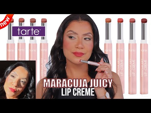 *new* TARTE MARACUJA JUICY LIP CREME + NATURAL LIGHTING LIP SWATCHES | MagdalineJanet
