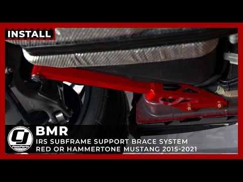 2015-2023 Mustang Install | BMR IRS Subframe Support Brace System
