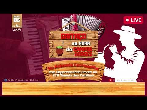 Transmissão do Gaitaço na Hora de Campos Borges em Espumoso, neste sábado (06/09)