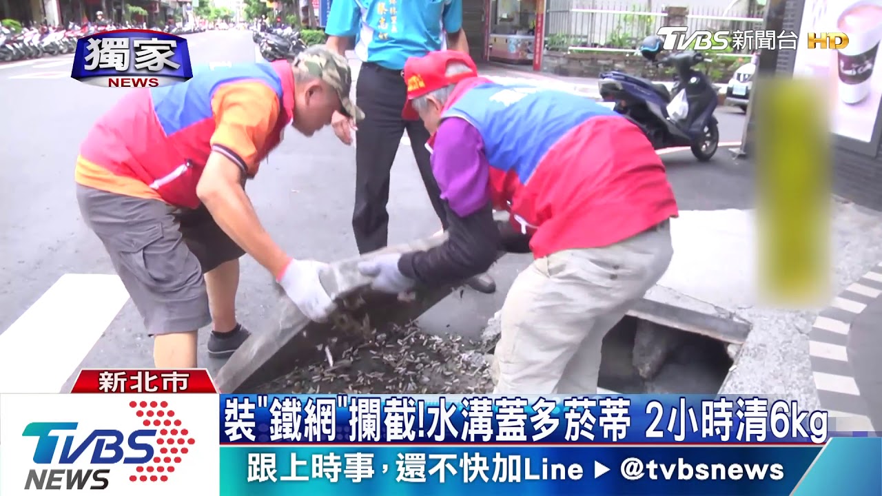裝「鐵網」攔截！　水溝蓋多菸蒂2小時清6kg