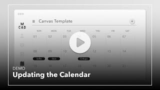 Updating the Calendar