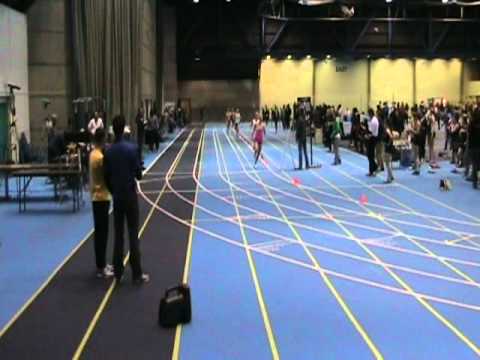 2012 U of T Fred Foot Womens 600m Timed Final Heat 1 - 1-21-12