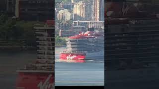 Brilliant Lady makes Virgin Cruises inaugural visit to Vancouver BC