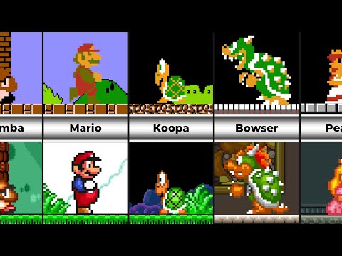 Super Mario Bros - Sprite Comparison