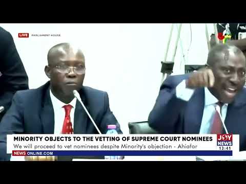 Vetting: You are not a partisan institution.– Afenyo-Markin, to the Clerk to Parliament