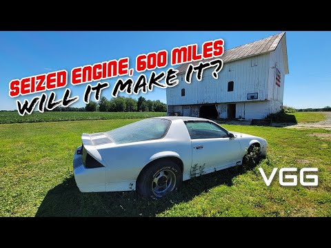 Barn Find Camaro - Will it RUN AND DRIVE 600 Miles Home?